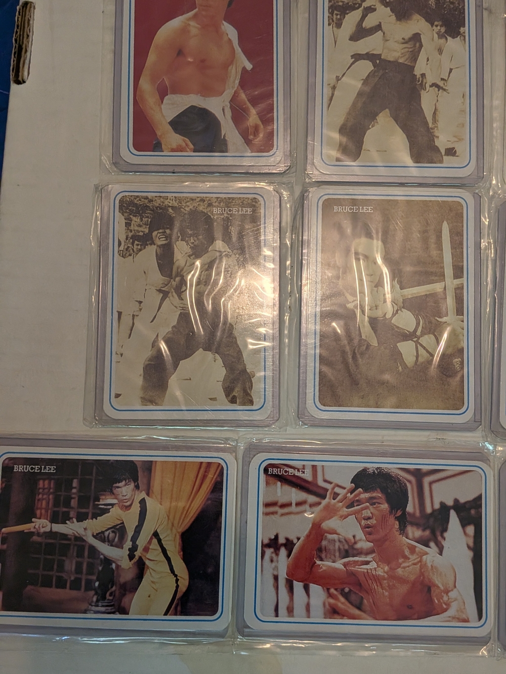 1993 Bruce Lee Portuguese Pocket Calendar Cards Set 12!